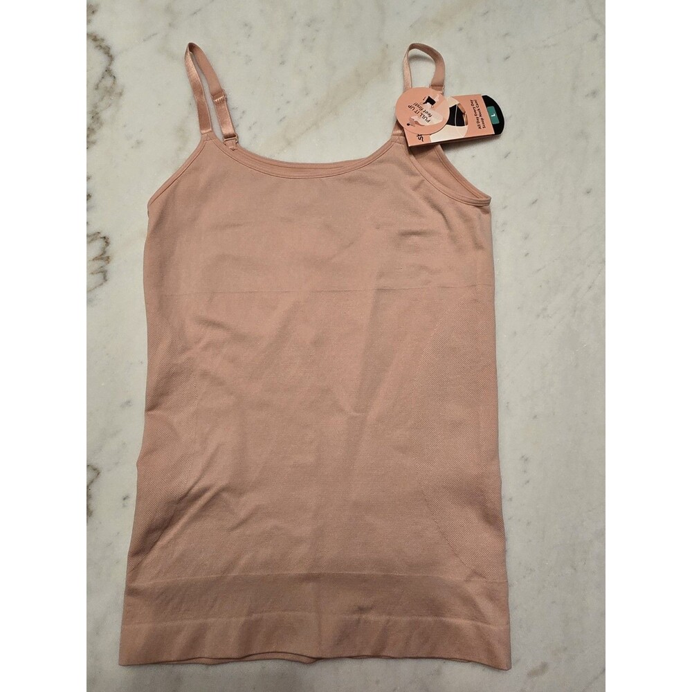 NWT Shapermint All Day Every Day Scoop Neck Cami size Large Pink shaping